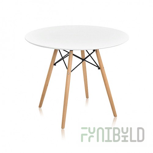 Table Eames T-8 MDF, color according to RAL