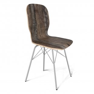 Chair Dzhambul Transylvania, chrome