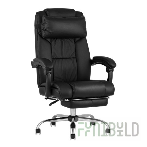 TopChairs Royal Executive Chair, Black
