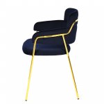 Chair Pauline dark blue