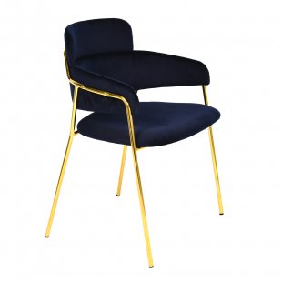 Chair Pauline dark blue