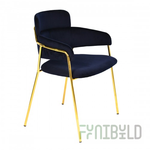 Chair Pauline dark blue
