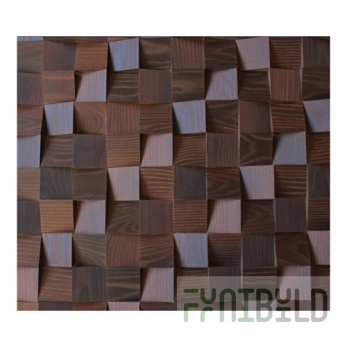 Wall panel Vulcano, thermo-ash