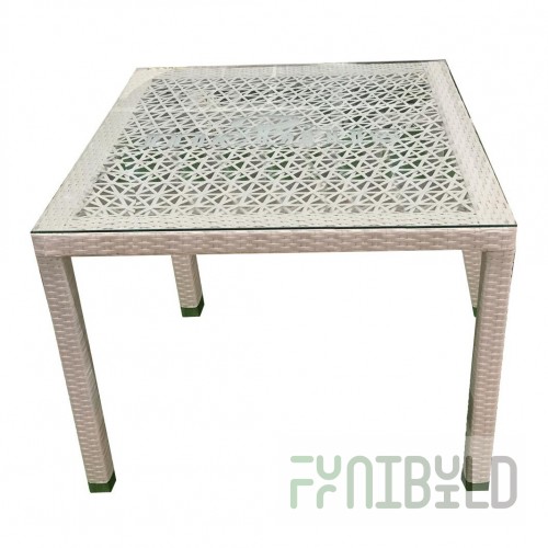 TURIN square openwork table