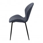 Chair Flower RU-03 PU, blue steel