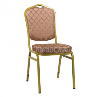 Chair Hit 20mm - gold, Chateau pink
