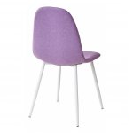 Cassiopea chair, lilac velour, white legs Cassiopea chair, lilac velour, white legs