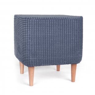 Pouf Azimuth Civic Indigo beech