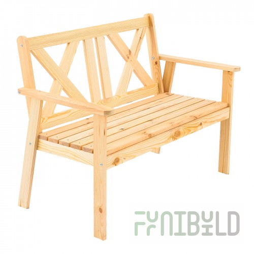 Two-seater bench Copenhagen Trend