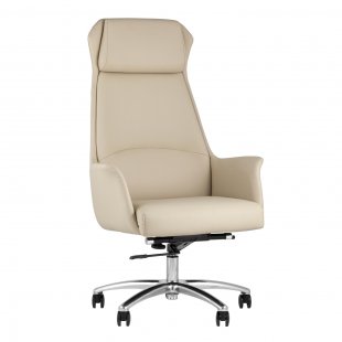 TopChairs Viking Executive Chair, Beige