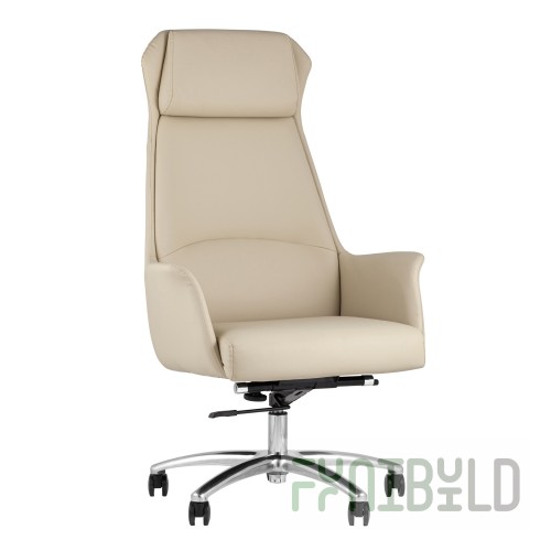 TopChairs Viking Executive Chair, Beige
