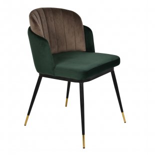 Chair Penelope green + brown