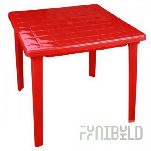 Table square Ostby red