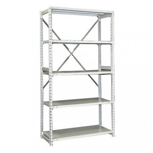 TSU prefabricated and collapsible rack, 4 shelves