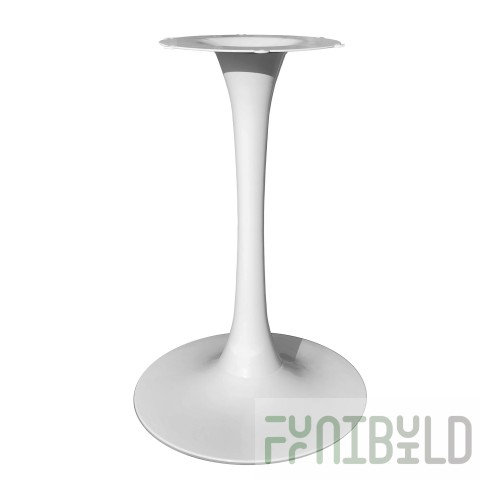 Steel table base 1051, white