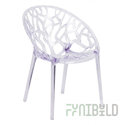 Chair Crystal Transparent, plastic