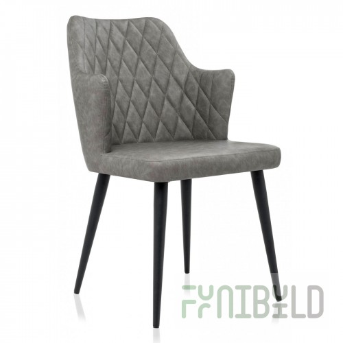 Velen chair grey-blue
