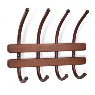 Hanger Double Four dark walnut
