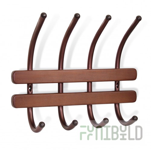Hanger Double Four dark walnut