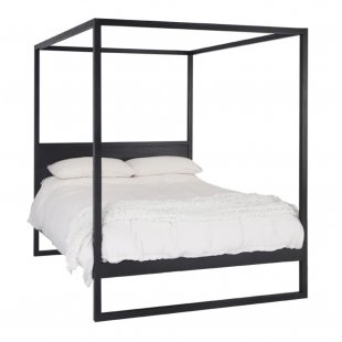 Bed cube Larn black
