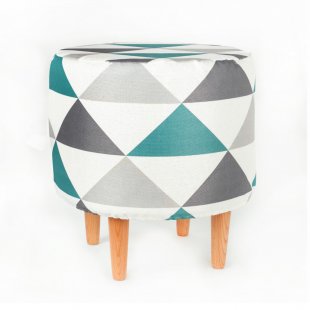 Pouf Sputnik Nils beech