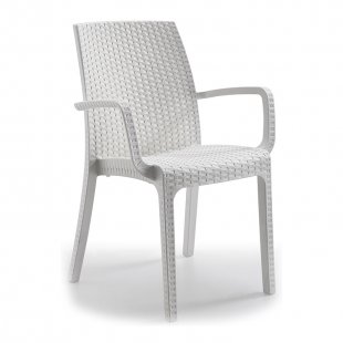 Plastic chair Indiana, white
