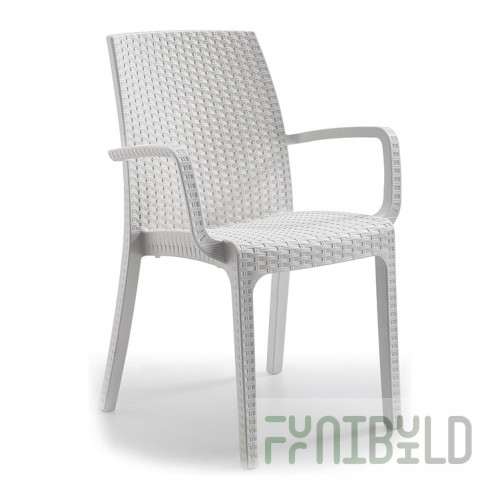 Plastic chair Indiana, white