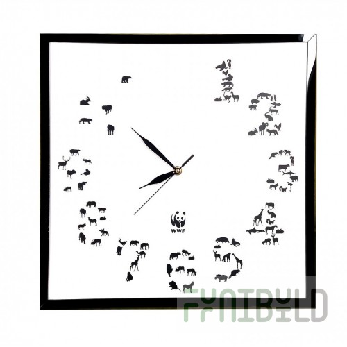 Wall clock Animals