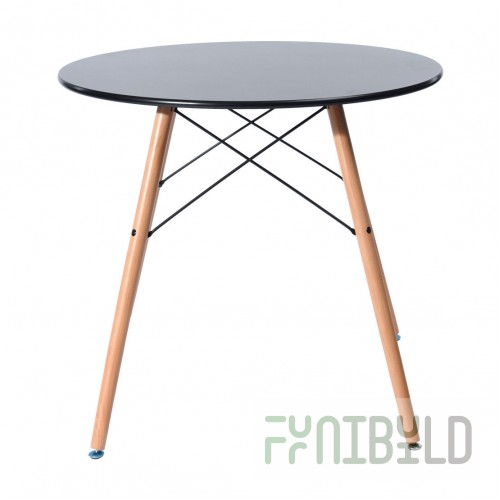 Round table EAMES DSW D80 black