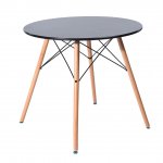 Round table EAMES DSW D80 black
