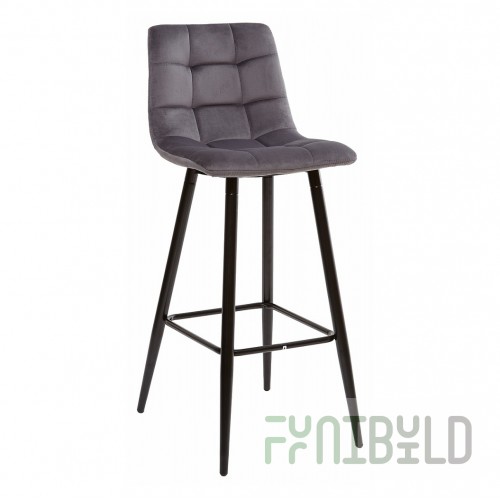 Lecco Bar Stool Dark Gray