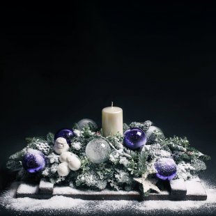 Table arrangement Blue