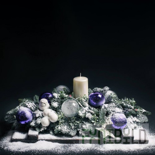 Table arrangement Blue