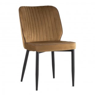 Lawrence chair velvet caramel