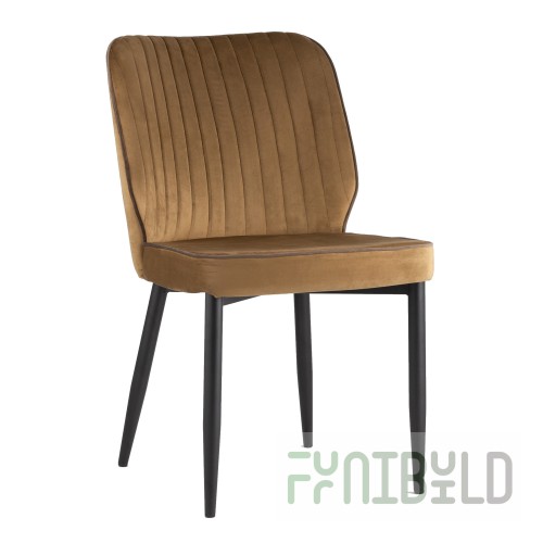 Lawrence chair velvet caramel