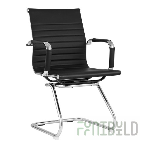 TopChairs Visit chair, black