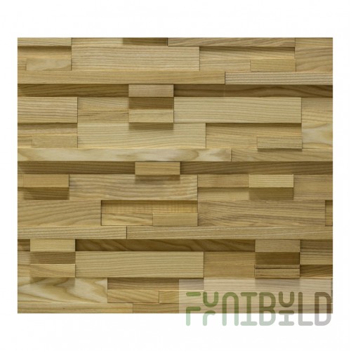 Wall panel Geometric, ash