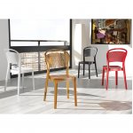 Plastic chair Bee, white Plastic chair Bee, white