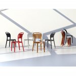 Plastic chair Bee, white Plastic chair Bee, white