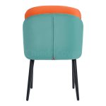 Half-chair Lily, orange-blue