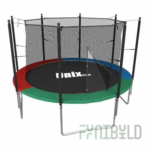 Trampoline frame with internal net Unix Line Simple 183D