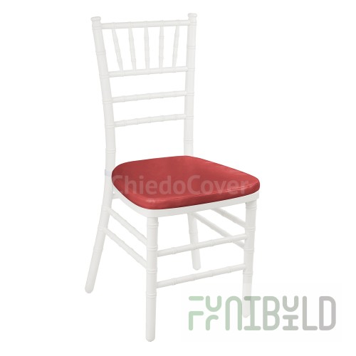 Cushion 01 for Chiavari chair, 3cm, red leatherette