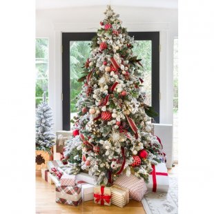 Designer Christmas tree decorated with Carnavale