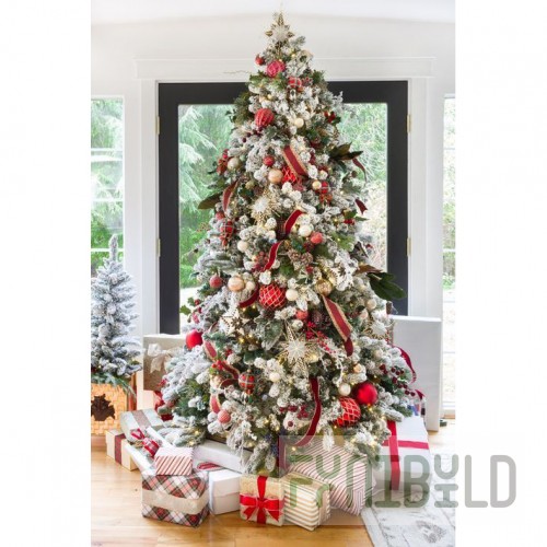 Designer Christmas tree decorated with Carnavale