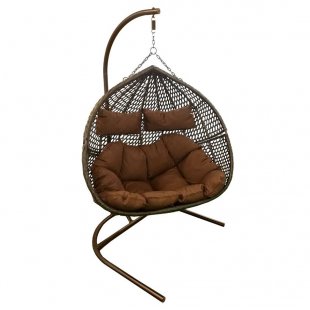 Zeliv hanging chair made of artificial rattan