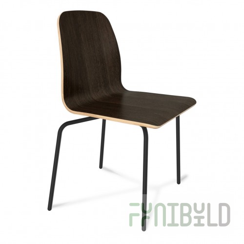 Jeremy chair wenge, black moire