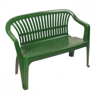 Plastic bench Prestige, green