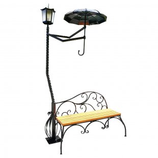 Bench SK-19 with umbrella