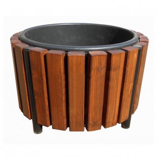 Wooden flowerpot 2