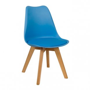 Eames W chair blue